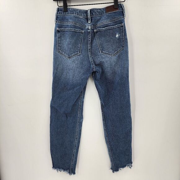 Hollister hi rise slim straight jeans distressed 1  25x26 - Picture 2 of 3